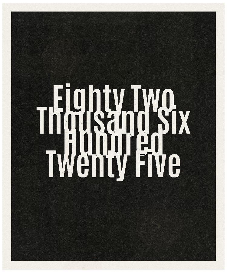 Count #82625
