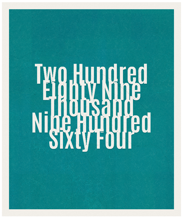 Count #289964
