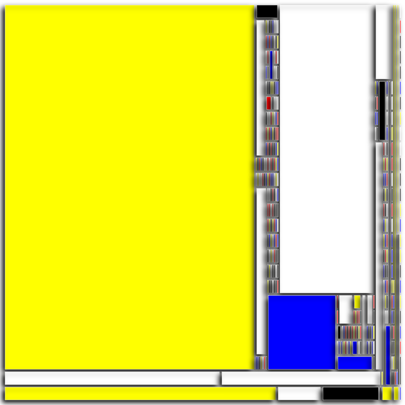 Strips layouts - Square arrangements #8