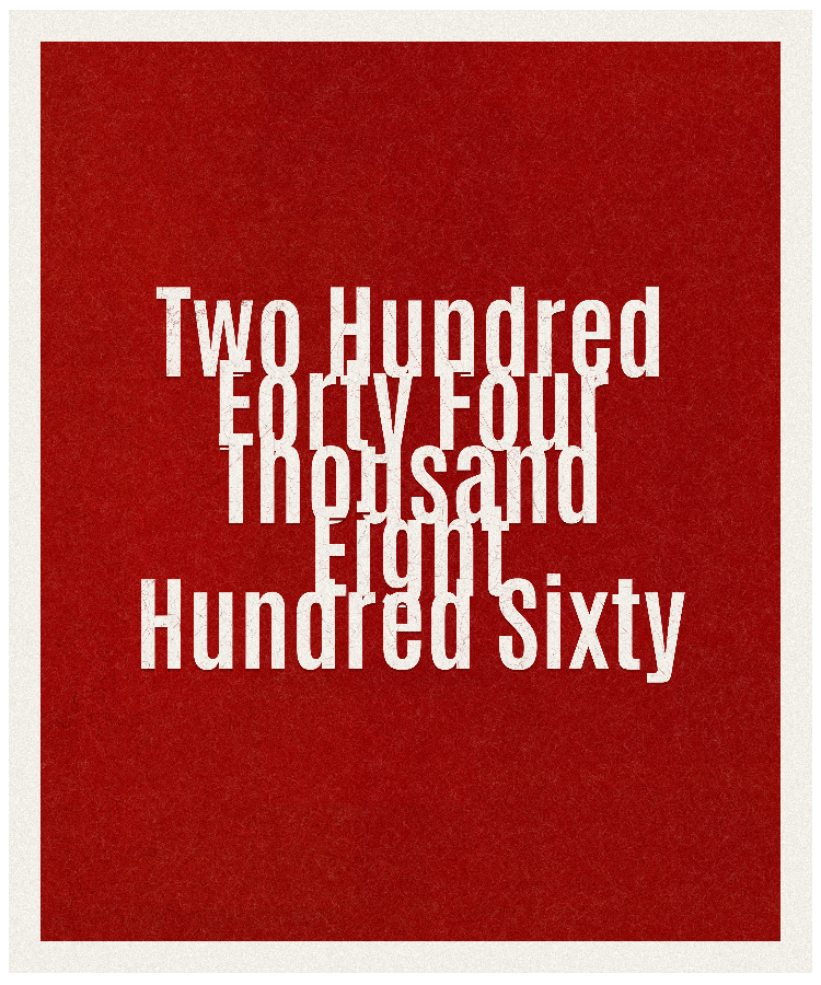 Count #244860