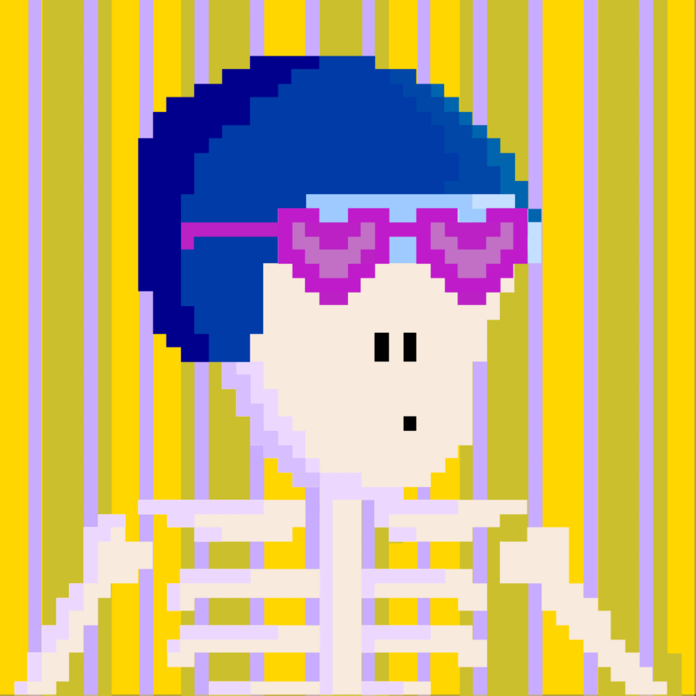 PIXEL SKULLETTI 1 #306