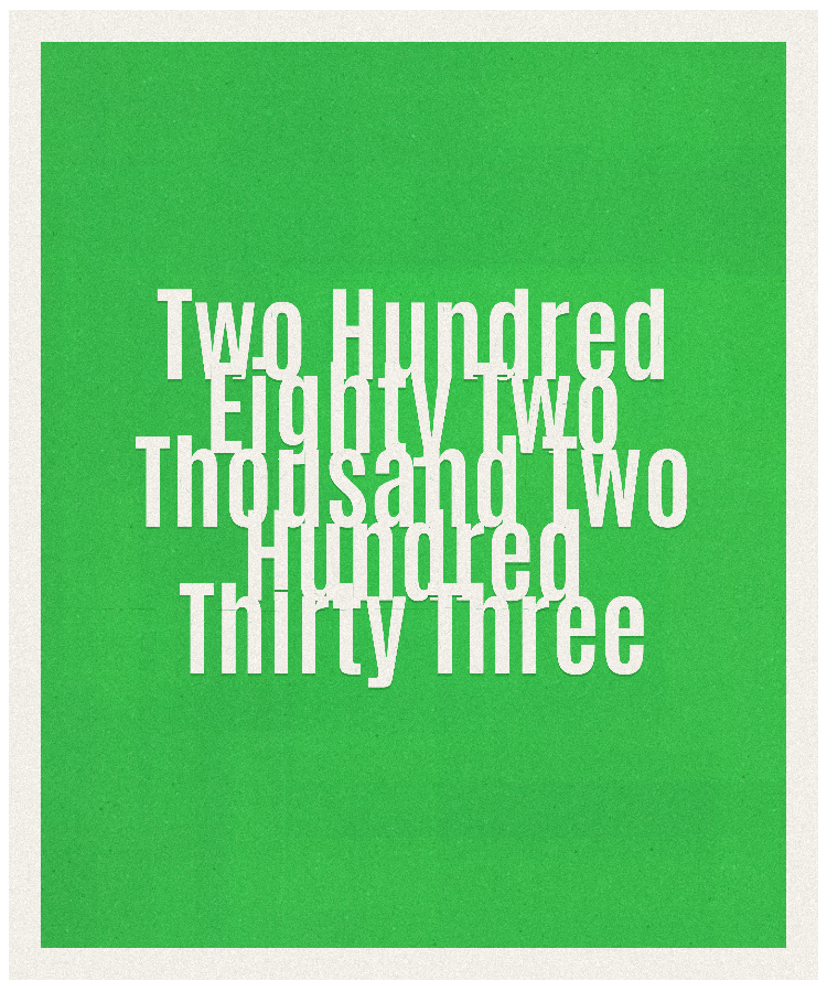 Count #282233