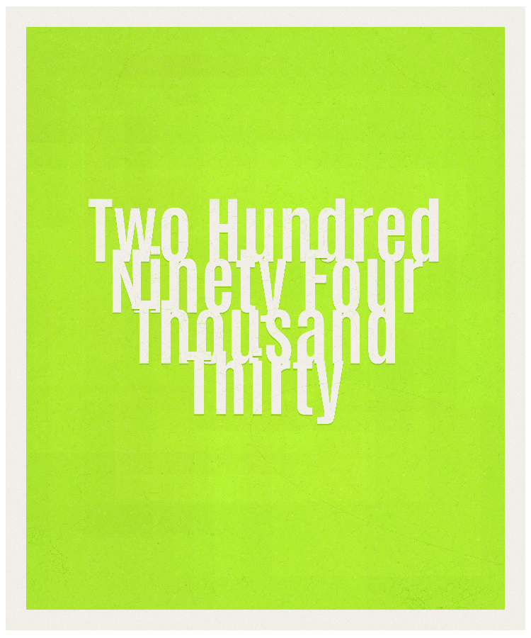 Count #294030