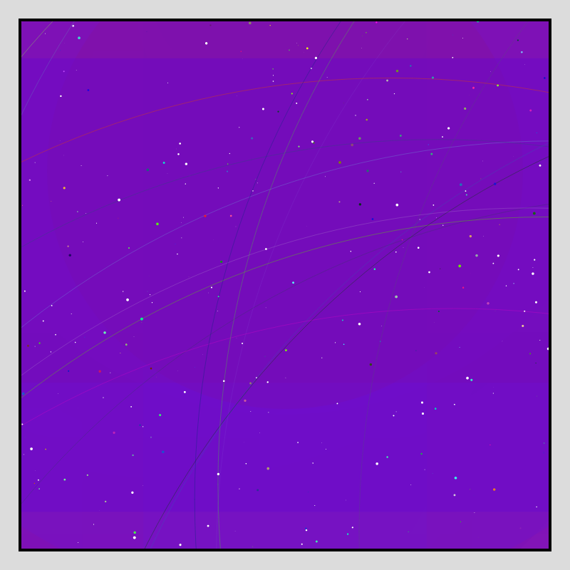 Color Field Starry B #215