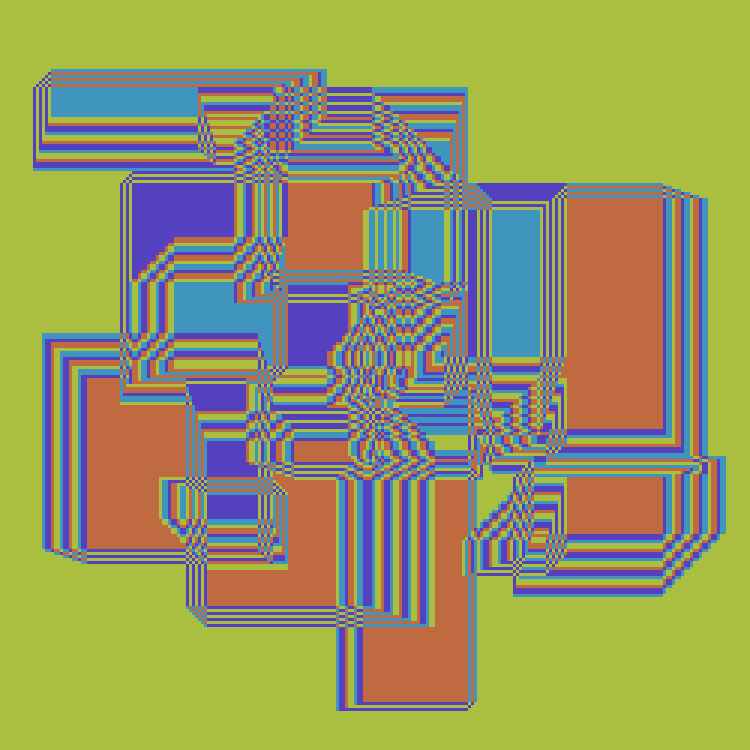 Superimposed Rectangles #96