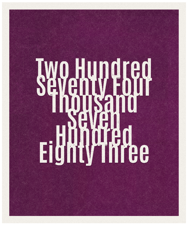 Count #274783