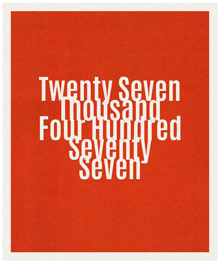 Count #27477