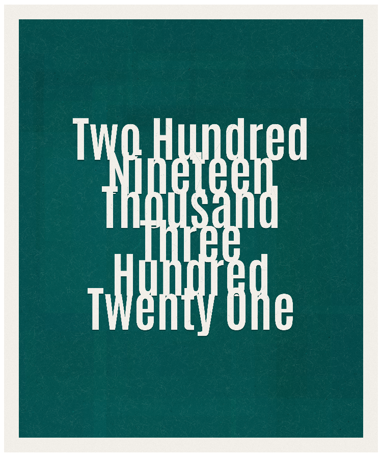 Count #219321