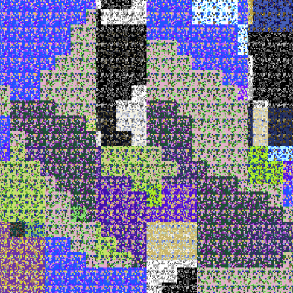 The Sight of Pixelated Land