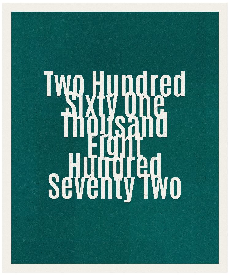 Count #261872