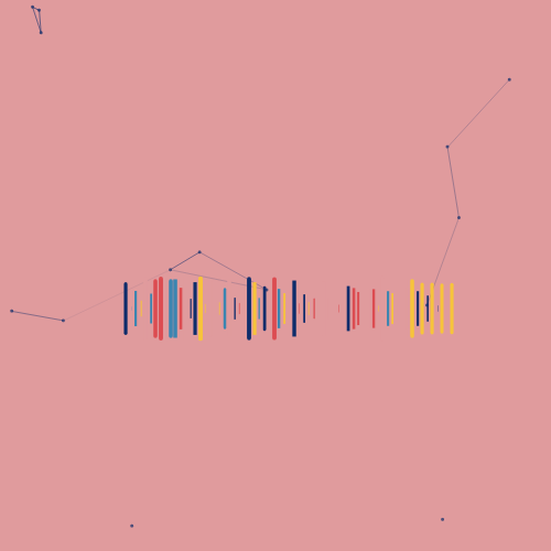 Constellation of particles in Space Sound #12