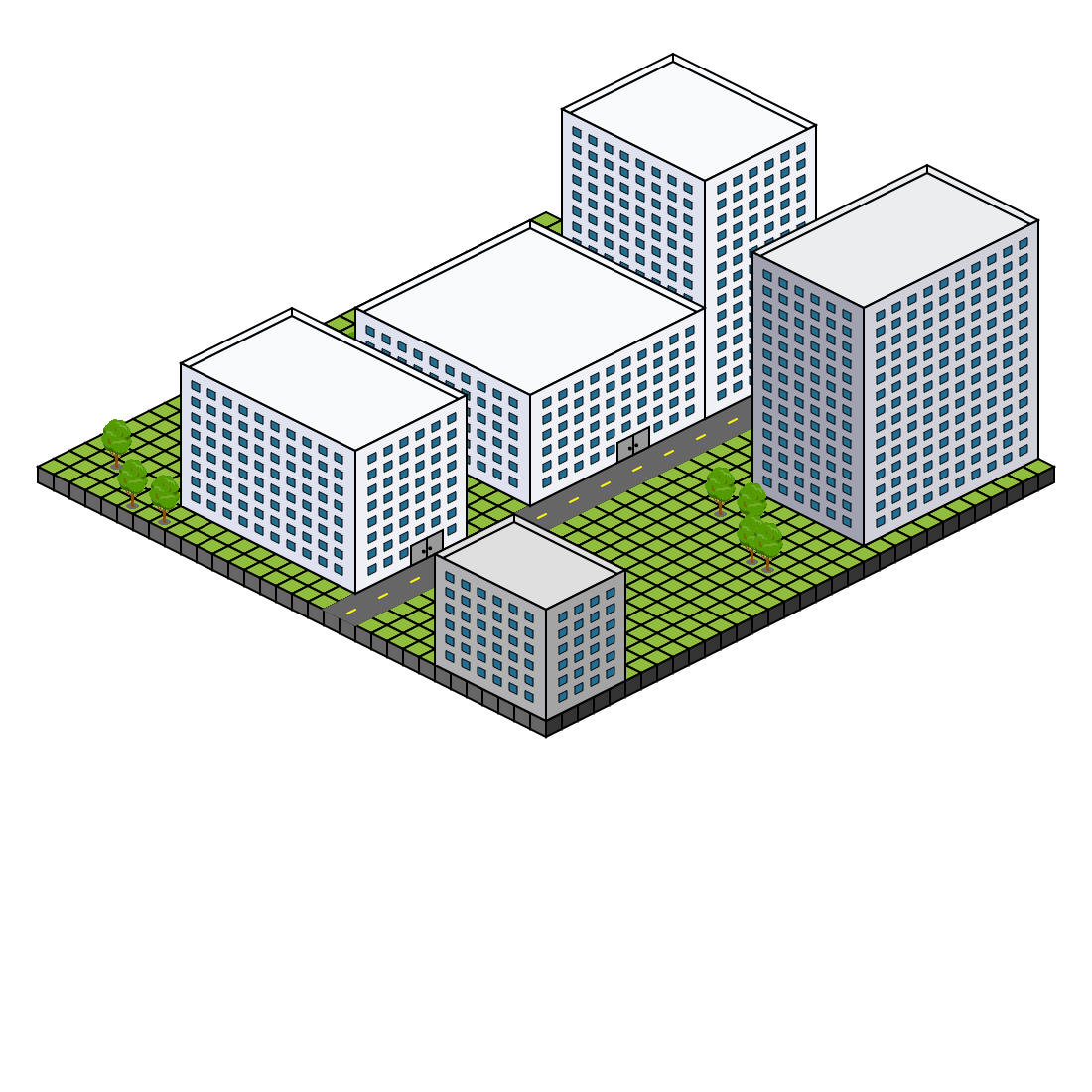 Isometric City Block #3