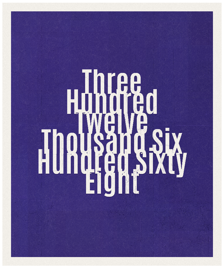Count #312668
