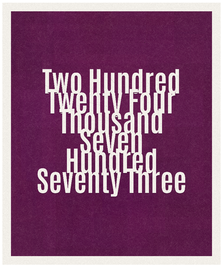 Count #224773