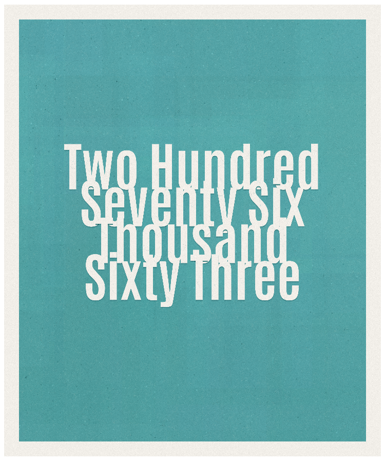 Count #276063