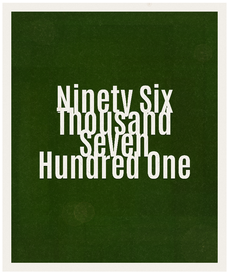 Count #96701