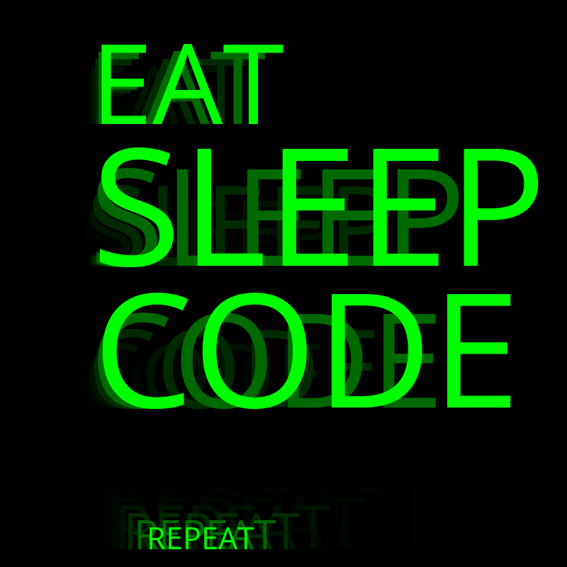 Eat Sleep Code Repeat #7