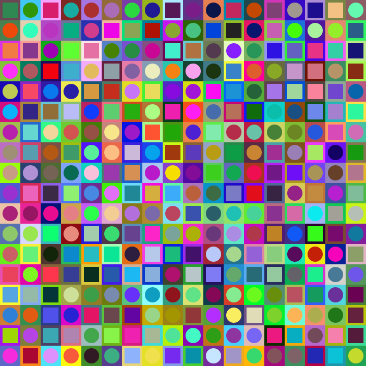 Square Dot Composition #118