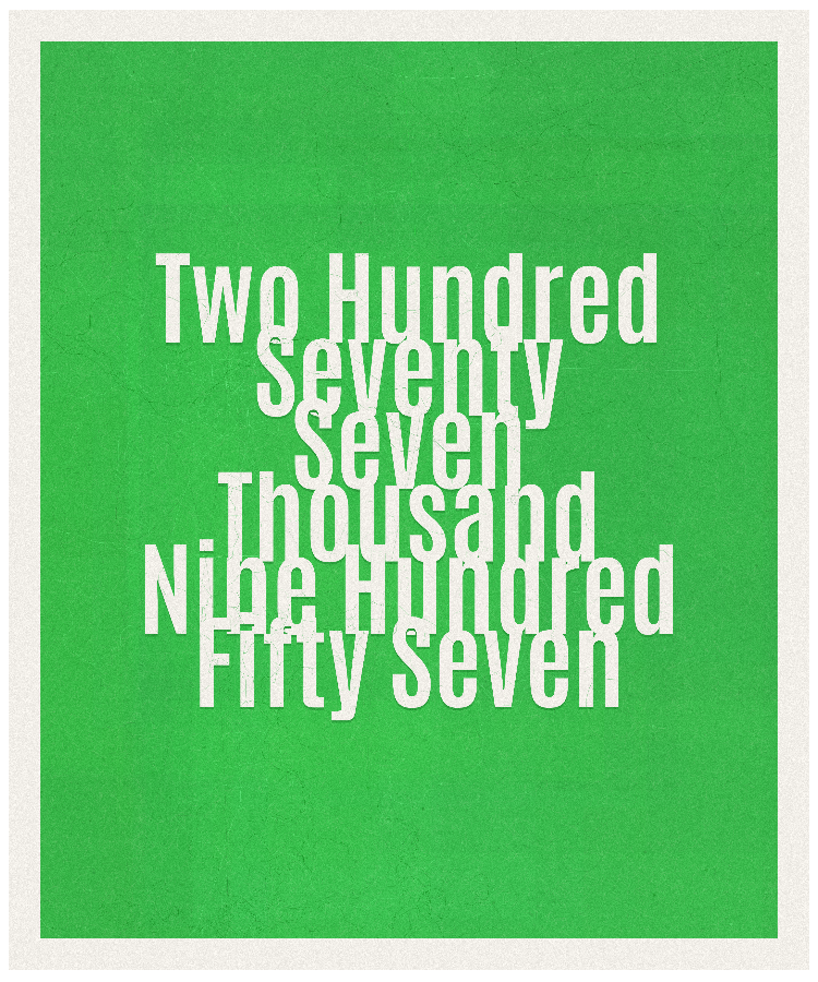Count #277957