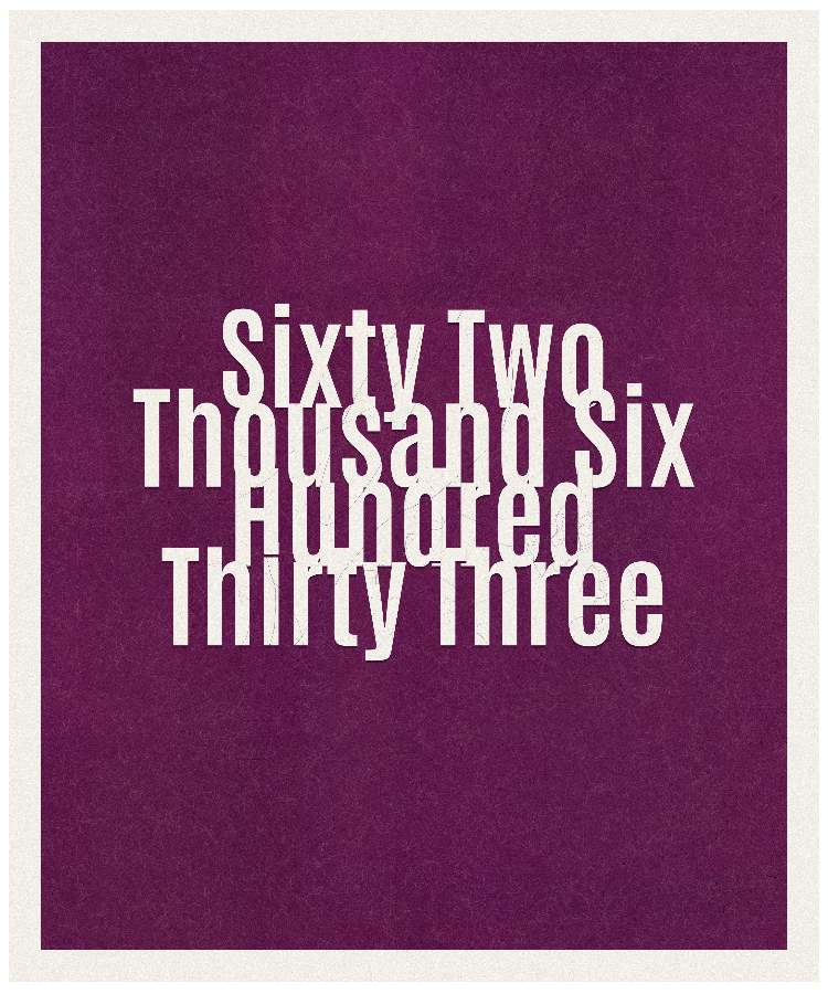 Count #62633