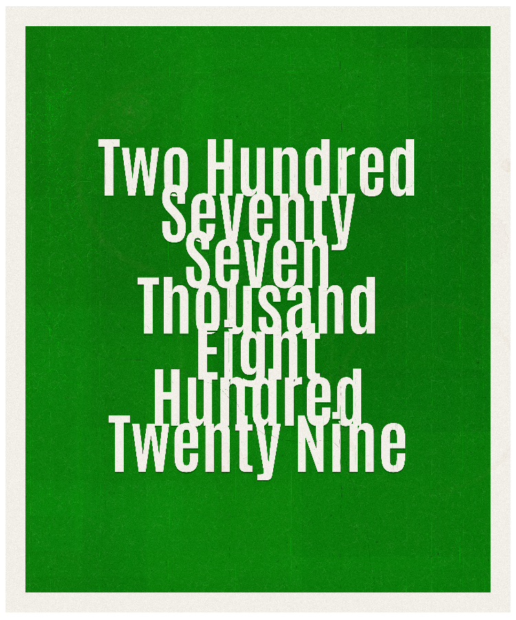 Count #277829