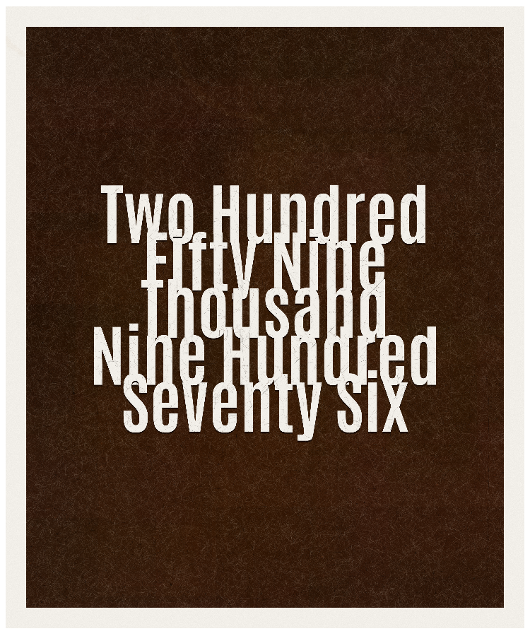 Count #259976