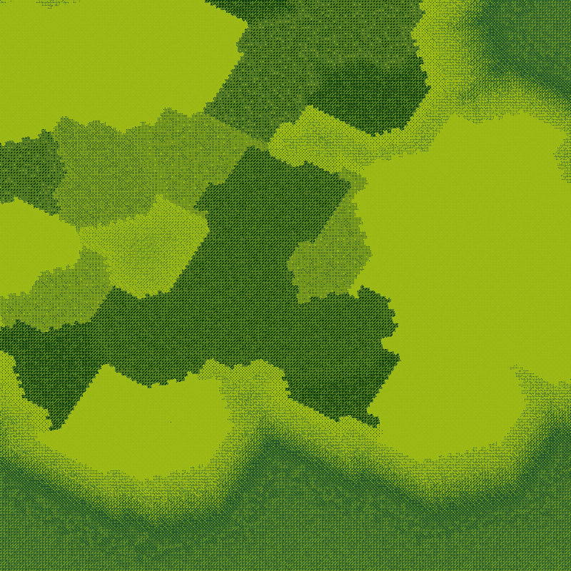 Littlecube Maps: Green Dithering #24