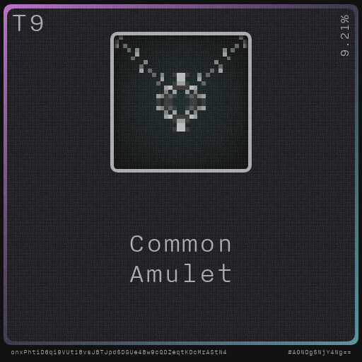 Gear for your quests - Amulet #83