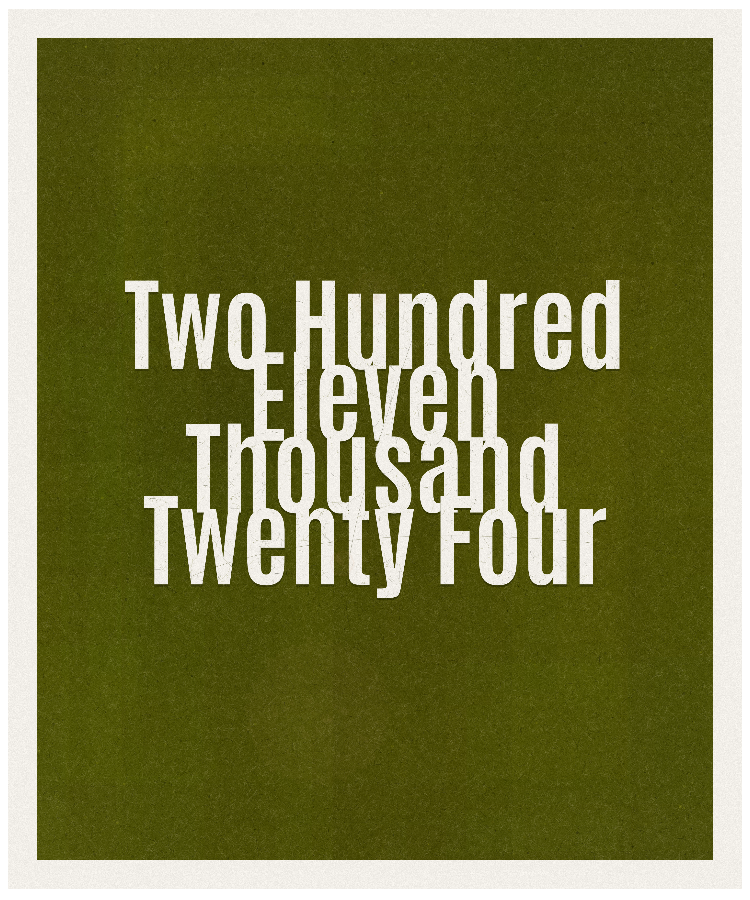 Count #211024