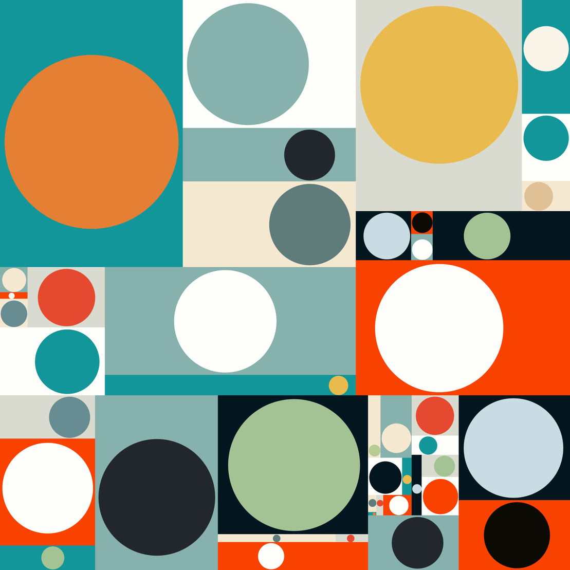 An Increasing Series Of Dots #44