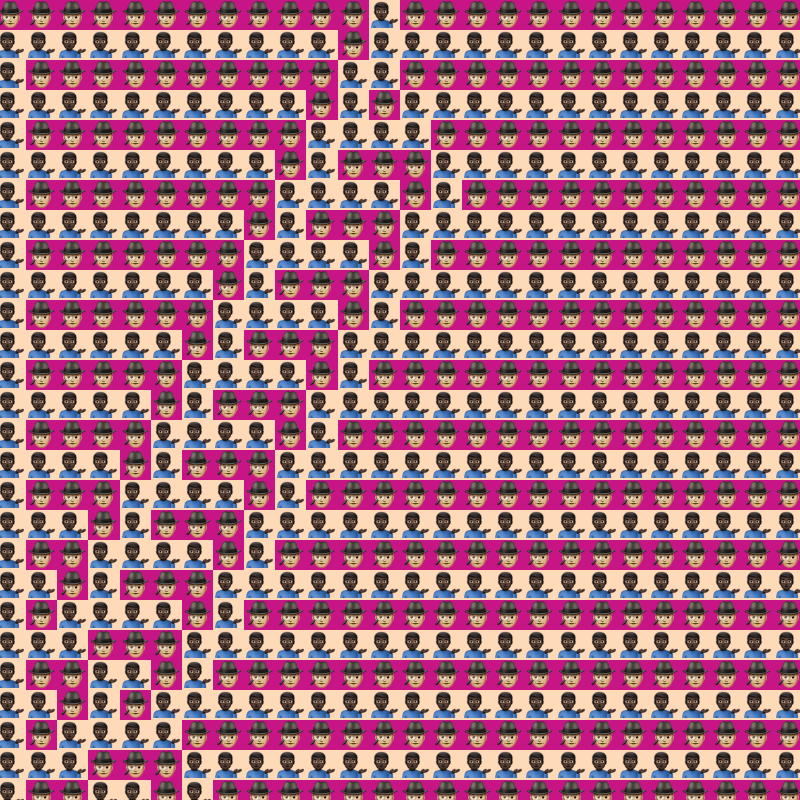 Elementary Cellular Emoji Automata #695