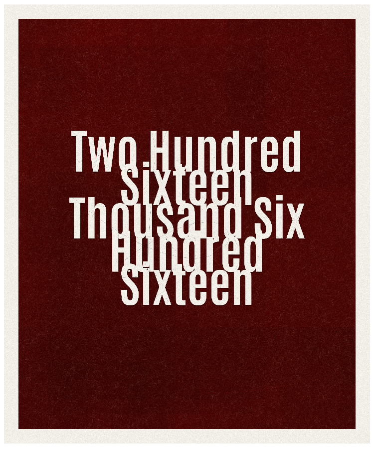 Count #216616