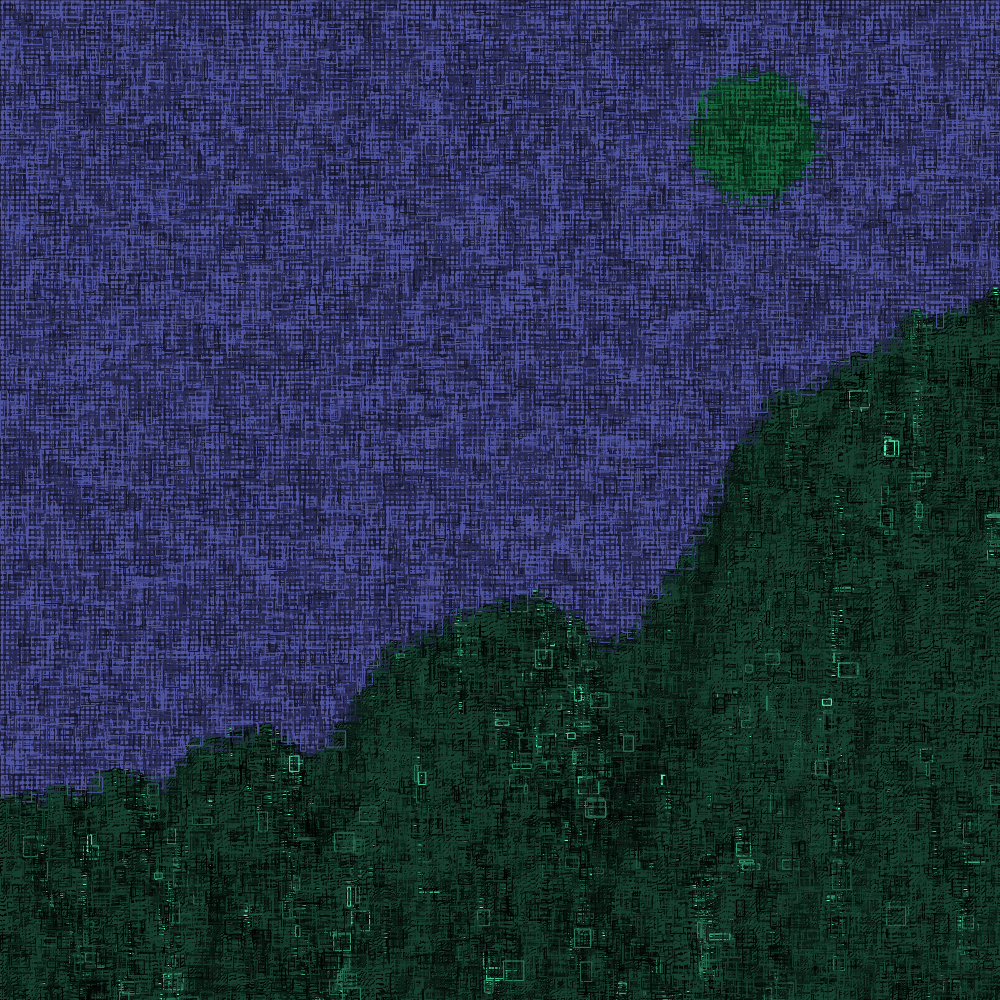 Classic generative landscape V2 #11