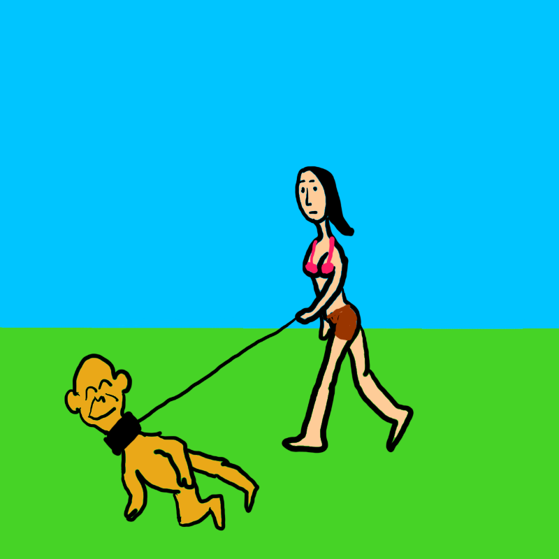 wALKING A DOG #58