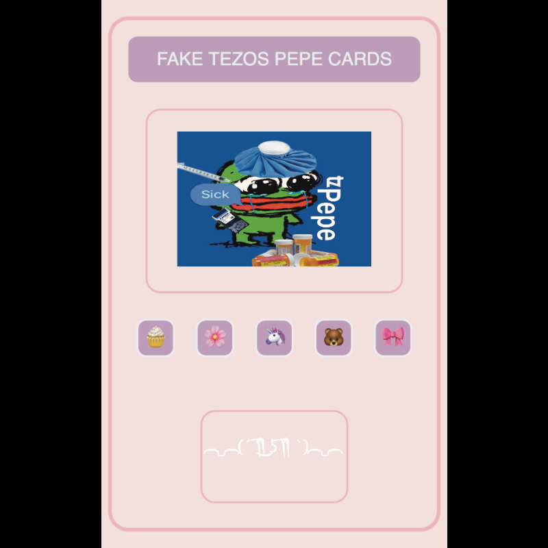 Fake Tezos Pepe Cards #3