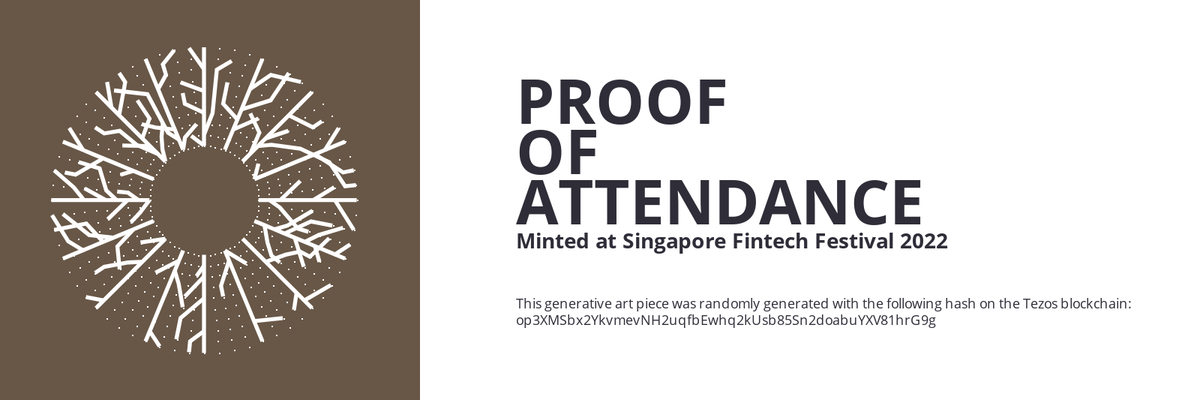 SFF2022 Proof of Attendance Token #320