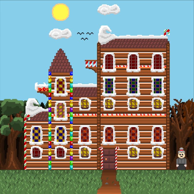 2D Mansion Candy House #119