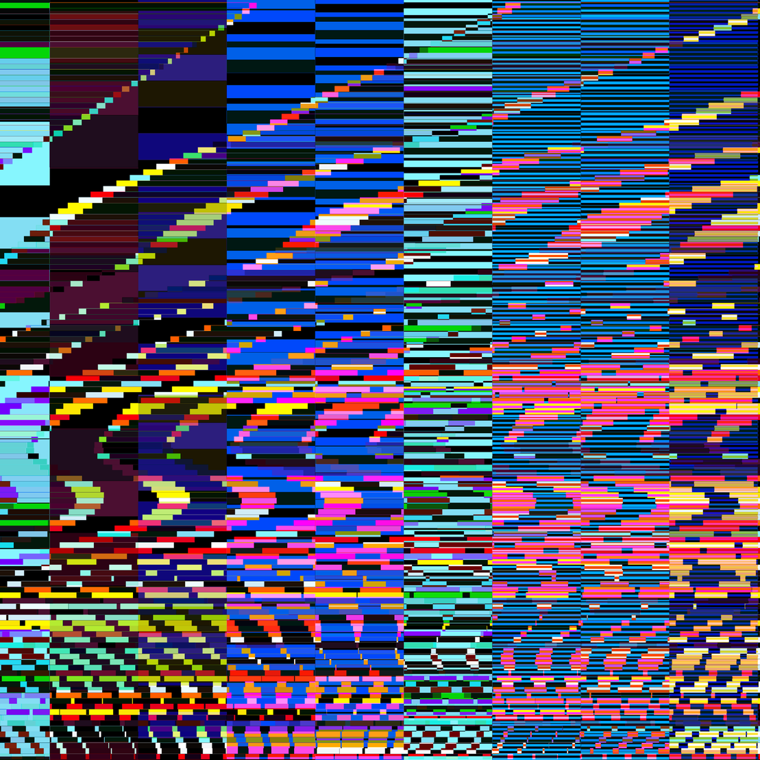 Glitchometry Stripes #76