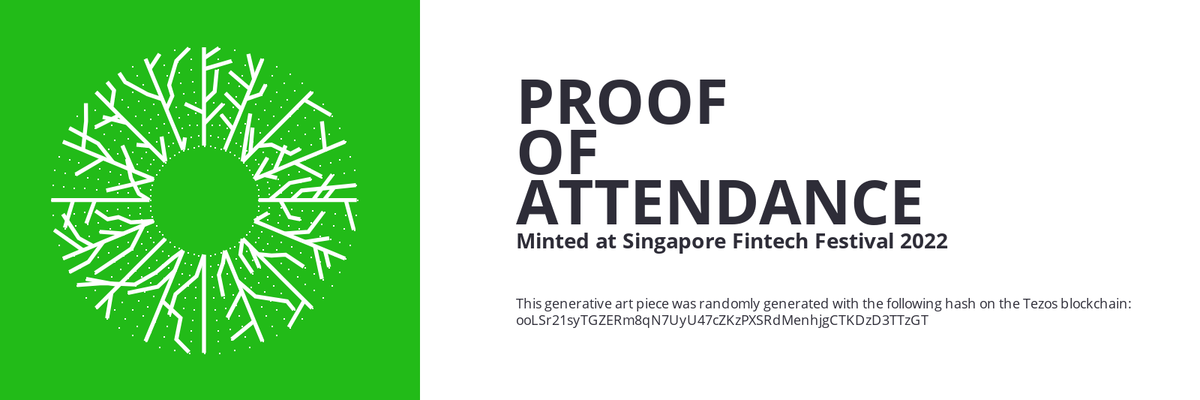 SFF2022 Proof of Attendance Token #420