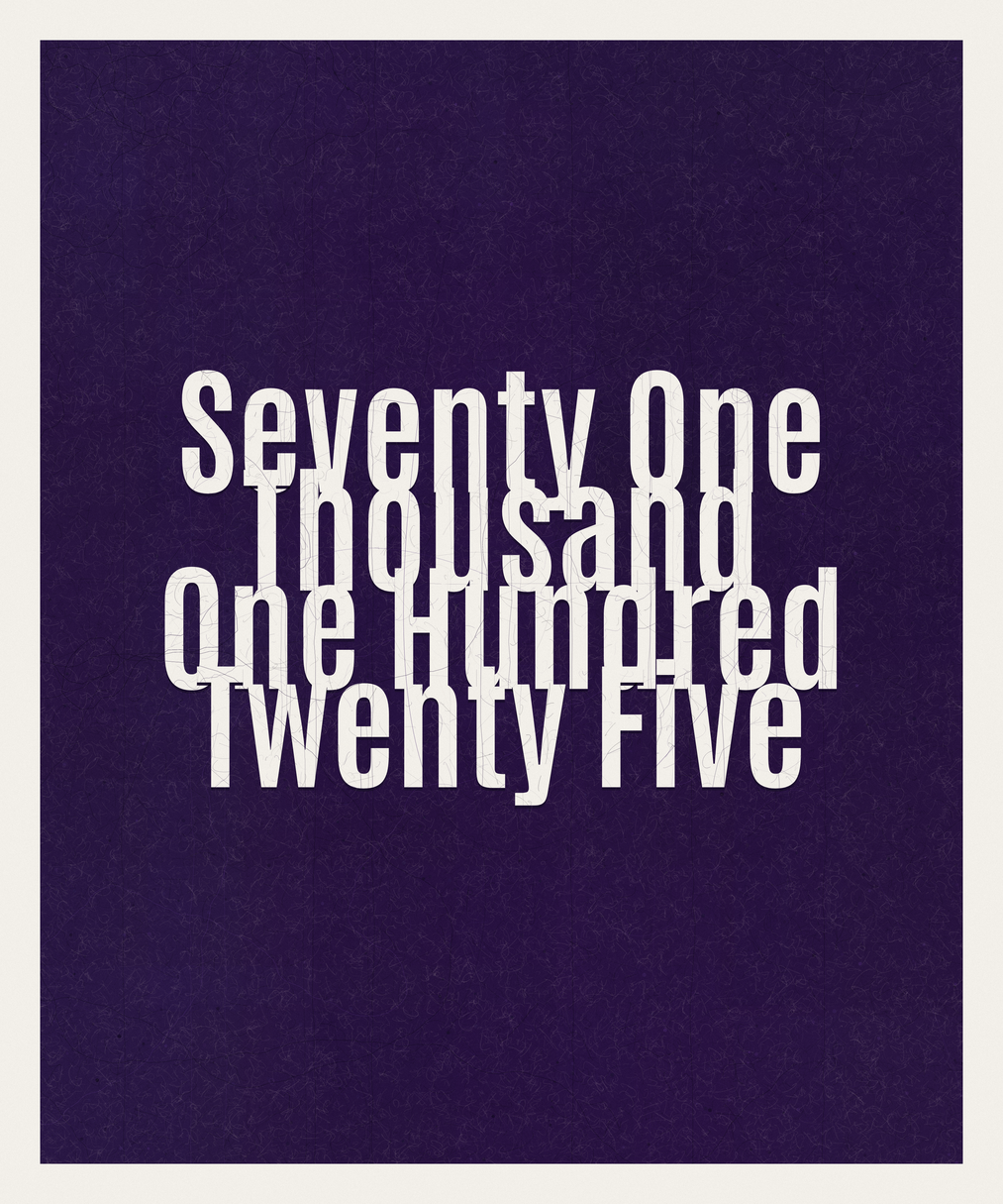 Count #71125