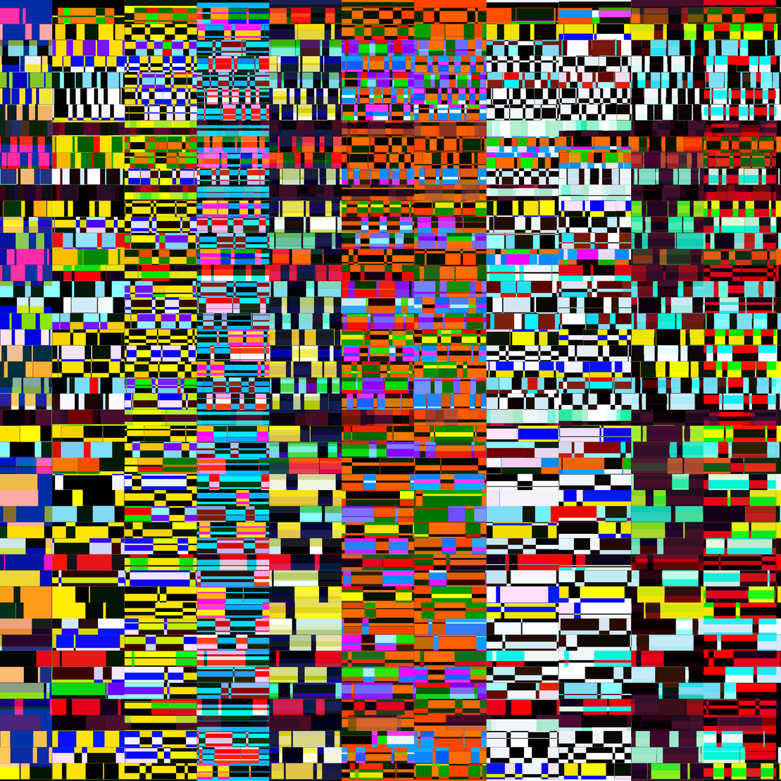 Glitchometry Stripes #83