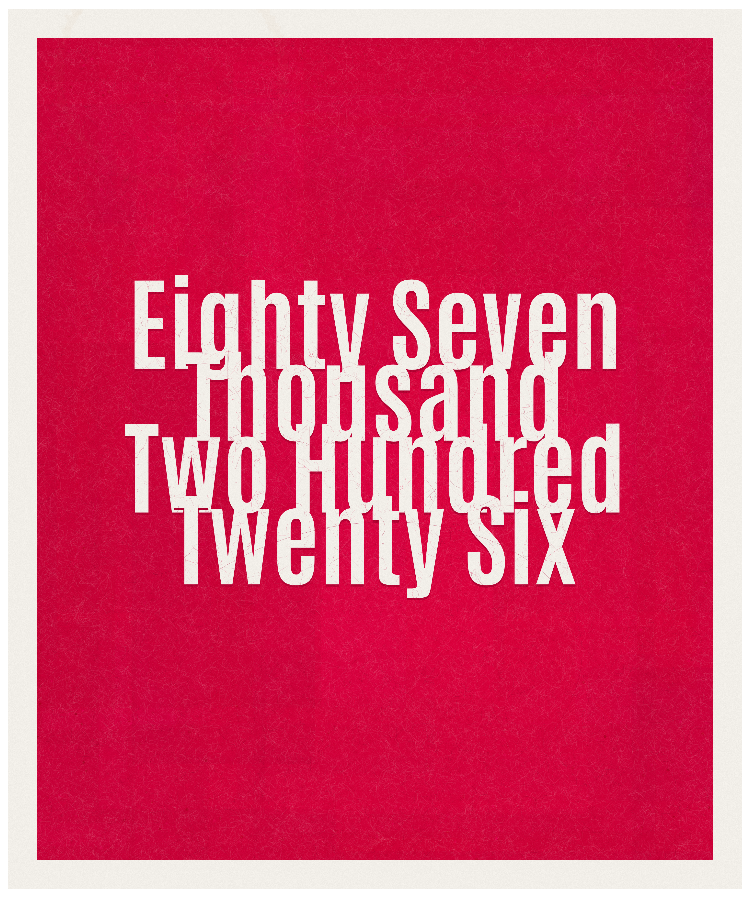 Count #87226