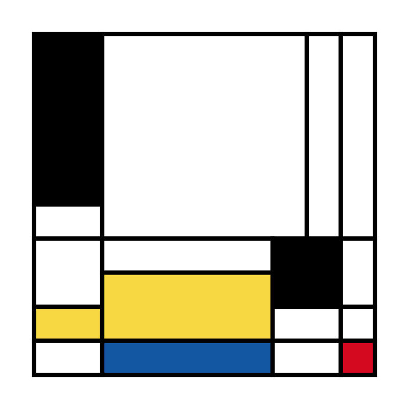 Mondrian squares #13