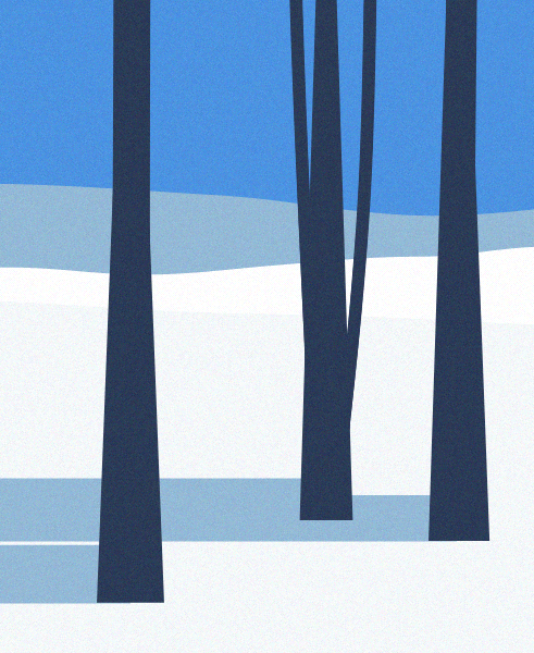 Minimal Snow Landscape #51