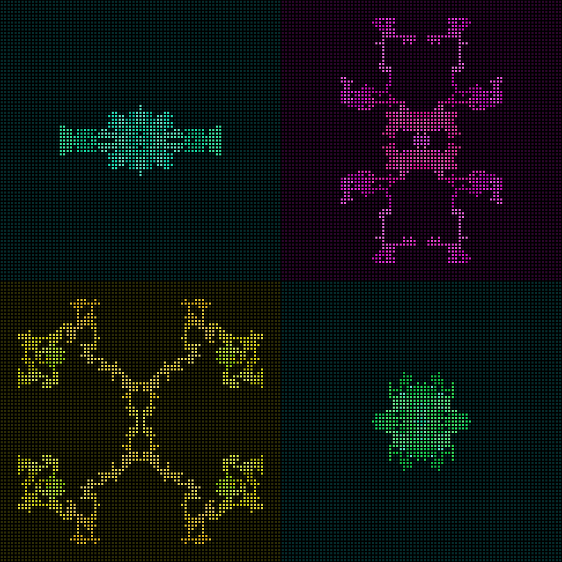 Dither Creatures 2x2 #46