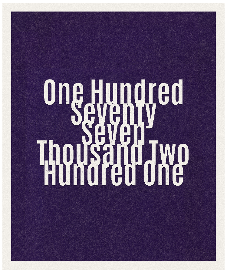 Count #177201