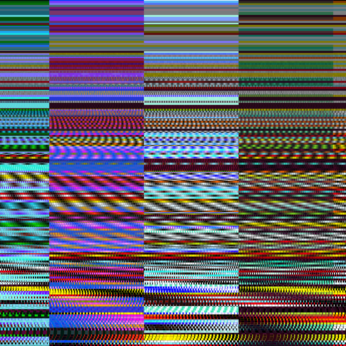 Glitchometry Stripes #103