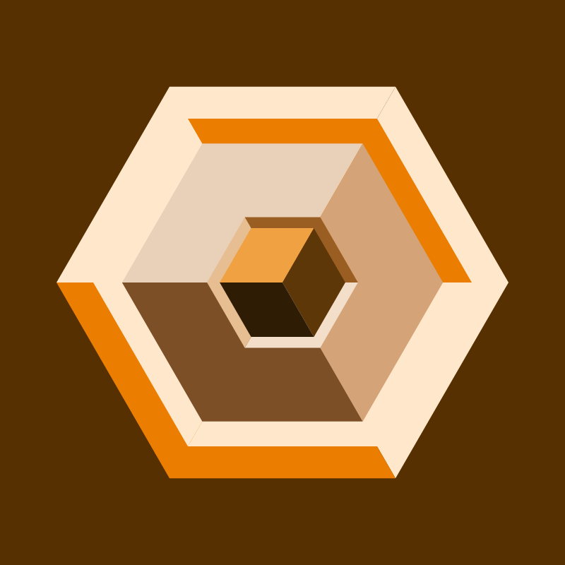 Hexagones - Art for Bots #49
