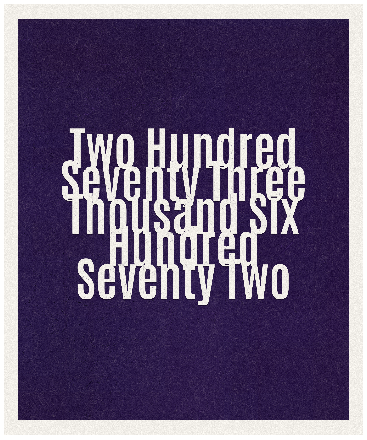 Count #273672