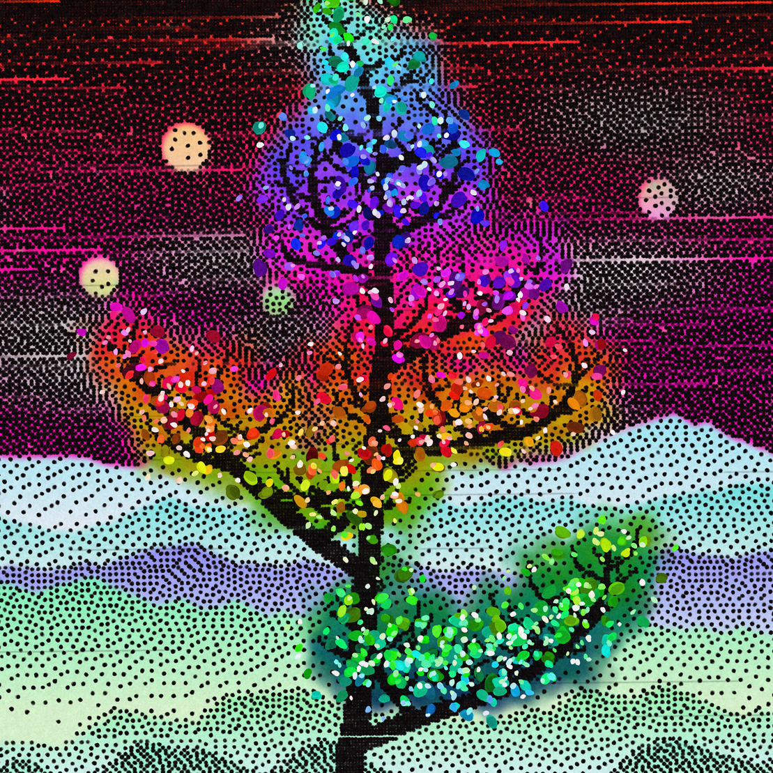 Dithered Branches #108